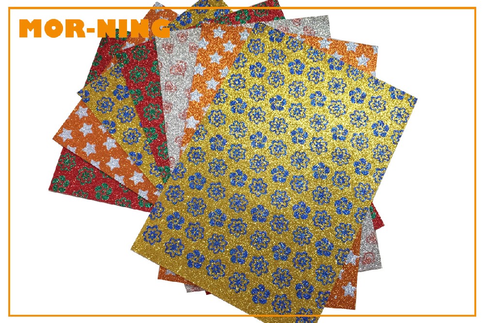 Giltter EVA with Glitter Printed