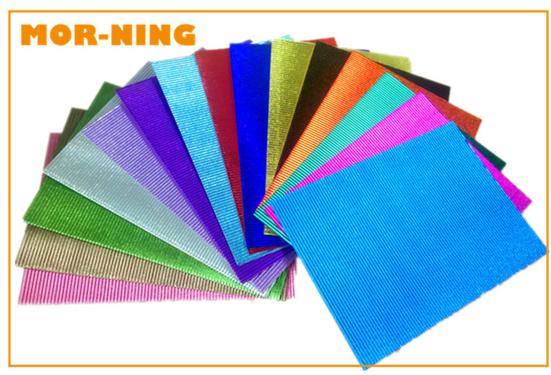 Metallic Corrugated Cardboard