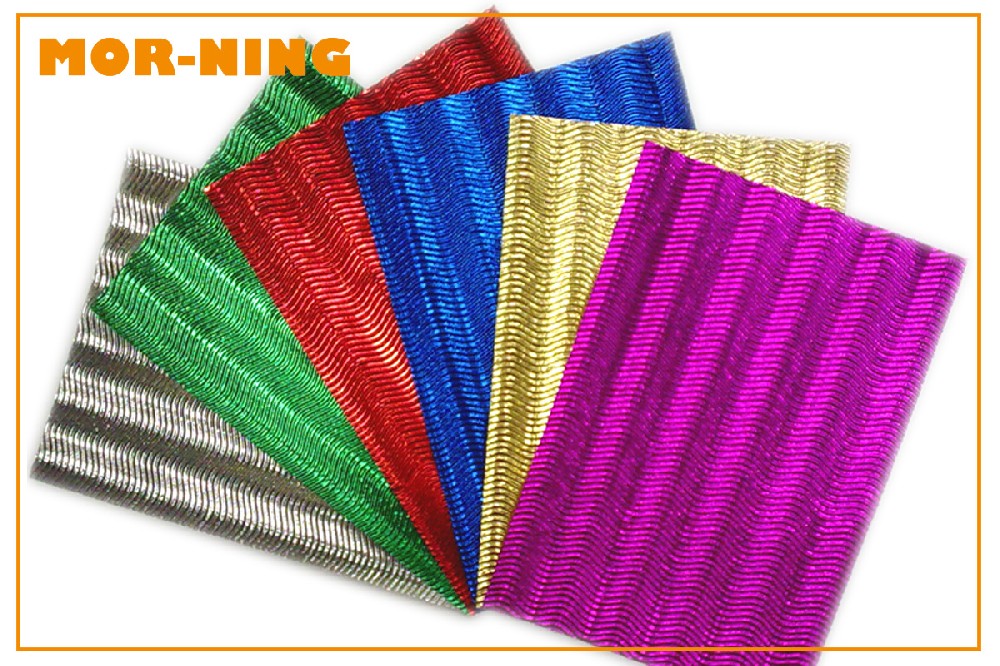 Metallic Corrugated Cardboard