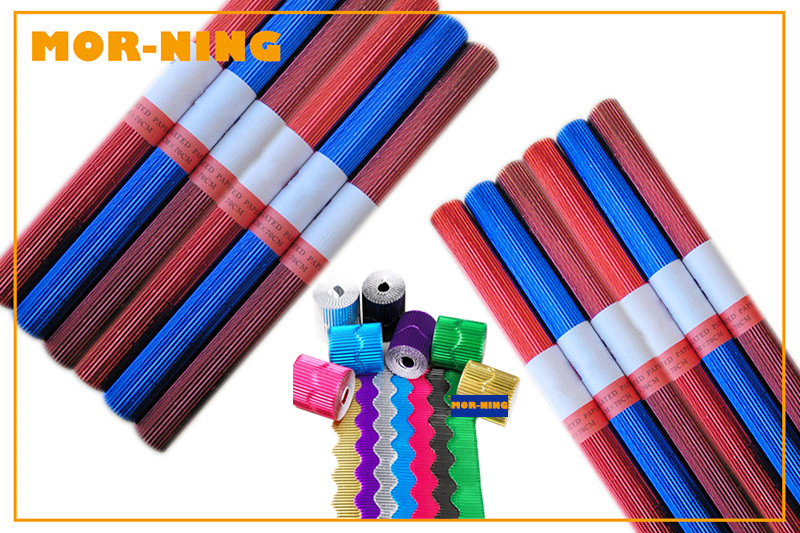 Metallic Corrugated Cardboard Roll